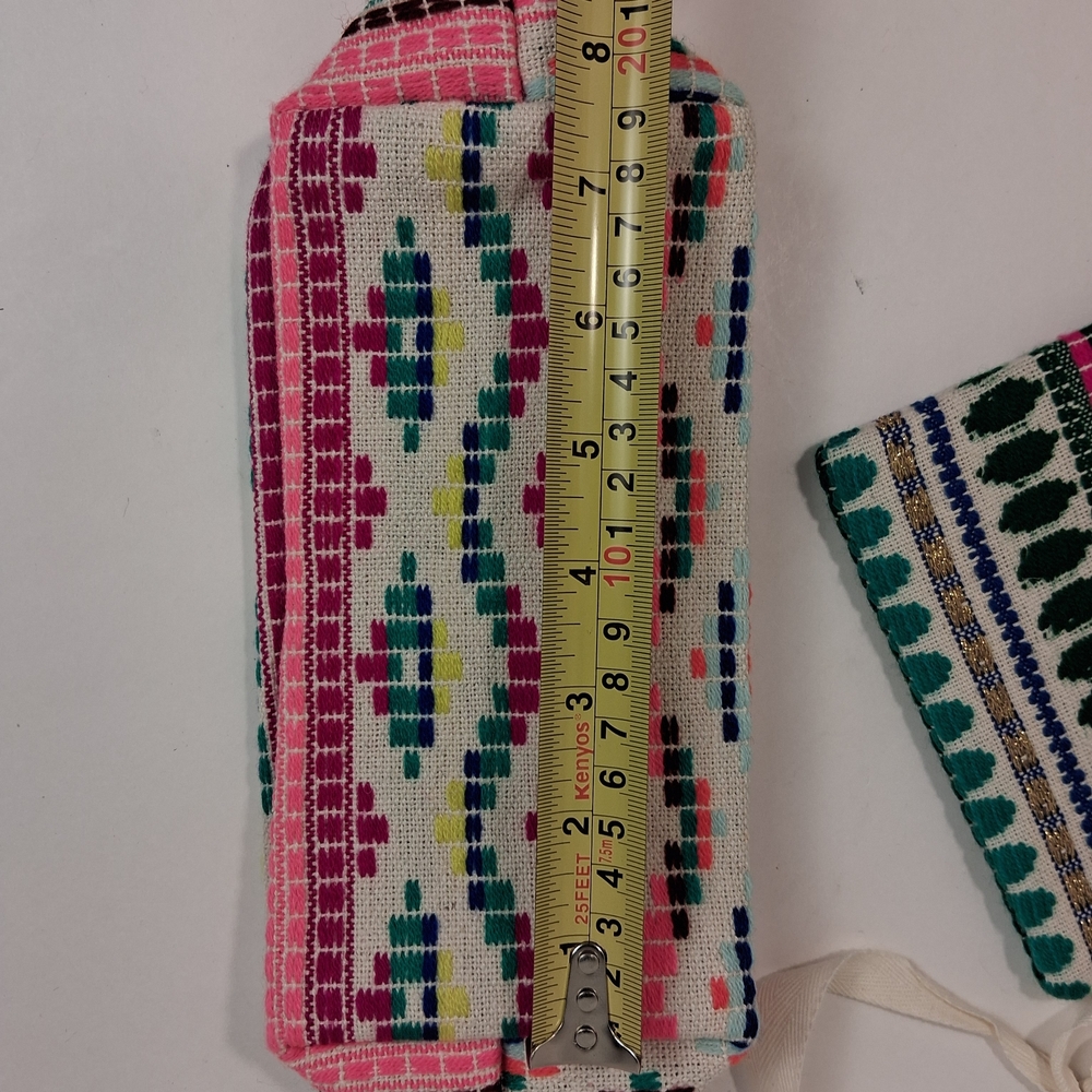 Colorful Patterned Pouch Set - Picture 6 of 10